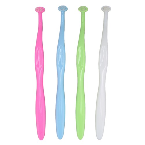 Compact Tuft Einbüschelbürste Zahnbürste Mit Rundem Bürstenkopf Interdental - Picture 5 of 11