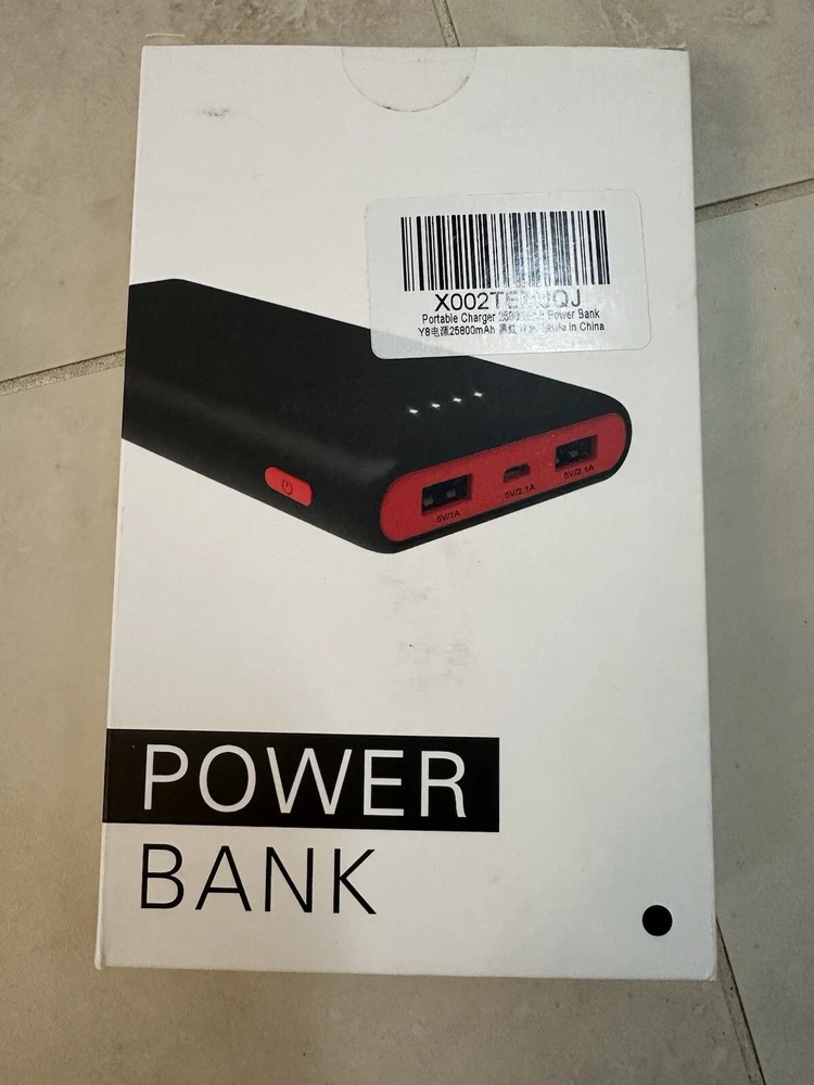 Slim High-Capacity Power Bank Portable Charger for Devices