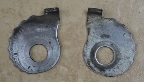 Yamaha TY175 Twinshock Pair of Rear Axle Snail Adjusters