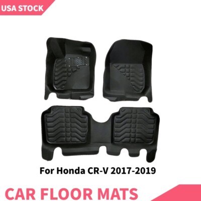 Car Floor Mats All Weather Liner Auto Custom Carpets For Honda CR-V 2017-2019 US
