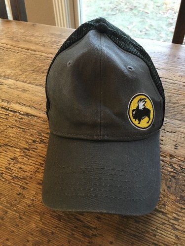 Buffalo Wild Wings Hat Gray Black 