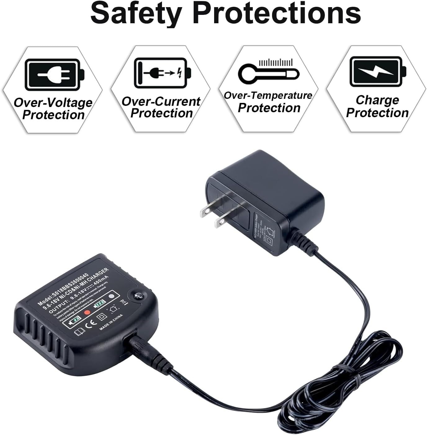 2x 18V For Black + Decker HPB18 18Volt Battery or Charger HPB18-OPE 244760-00A