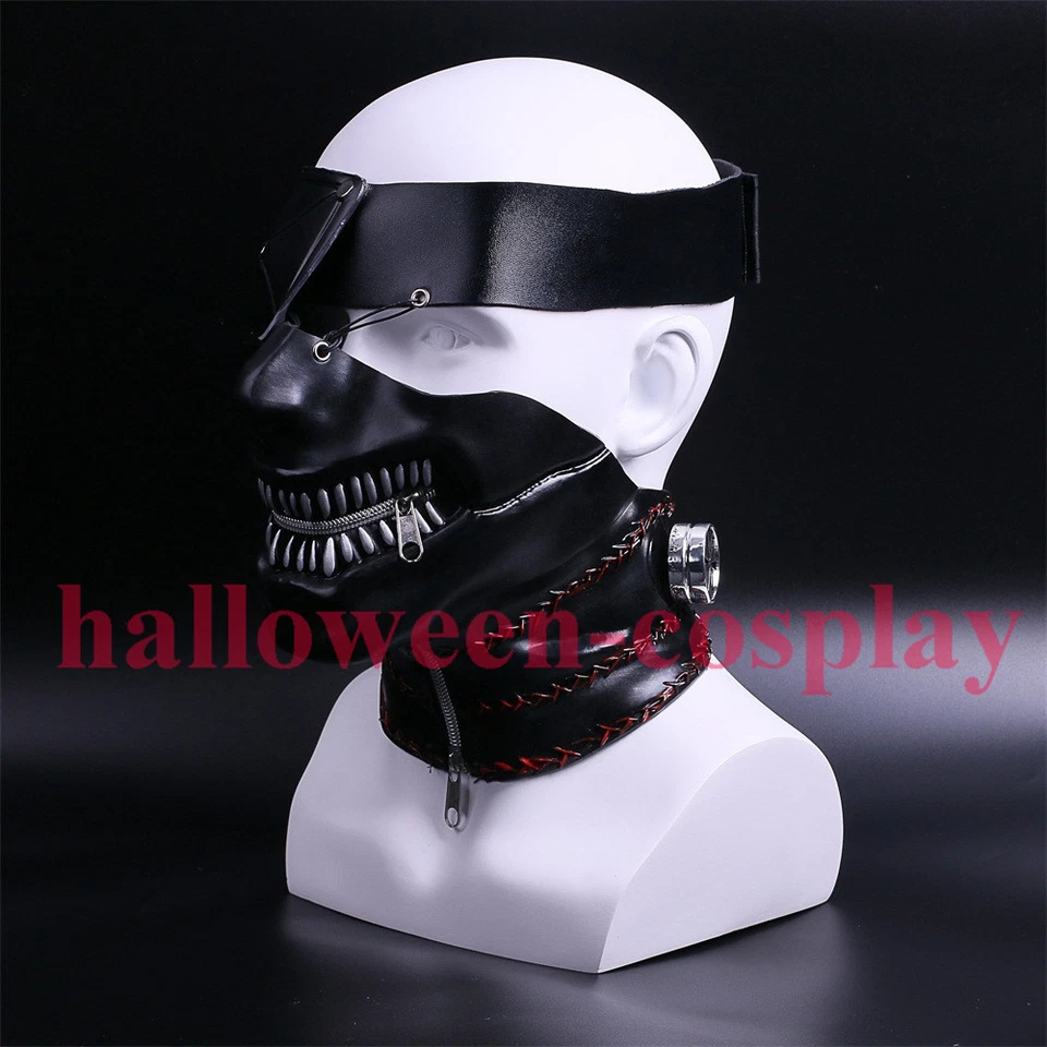 2017 Movie Tokyo Ghoul Mask Ken Kaneki Mask Latex Cosplay Props Halloween Mask - Image 2 of 4