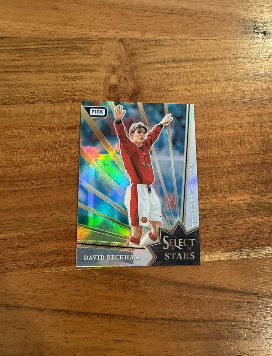 David Beckham 2022-23 Panini Select FIFA Select Stars Silver Prizm