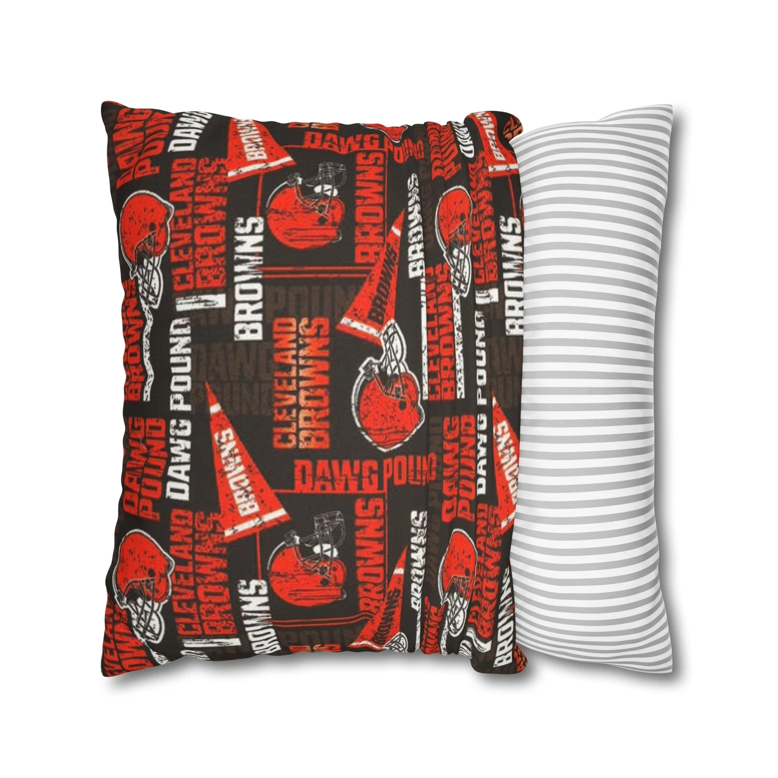Cleveland Browns Spun Square Pillow Cover