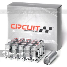 Circuit Performance CP50 Long Closed End Lug Nuts 12x1.5 Chrome Fit Toyota Lexus