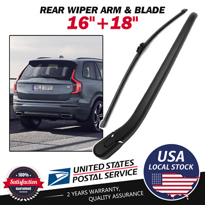 For Volvo XC90 2019-2022 Rear Windshield Wiper Arm With Blade Set 31349856