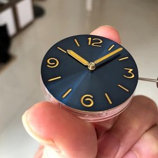 39mm Watch Repair Parts Luminous Dial w/Hands for ST3600/3621/ETA6497 Movement