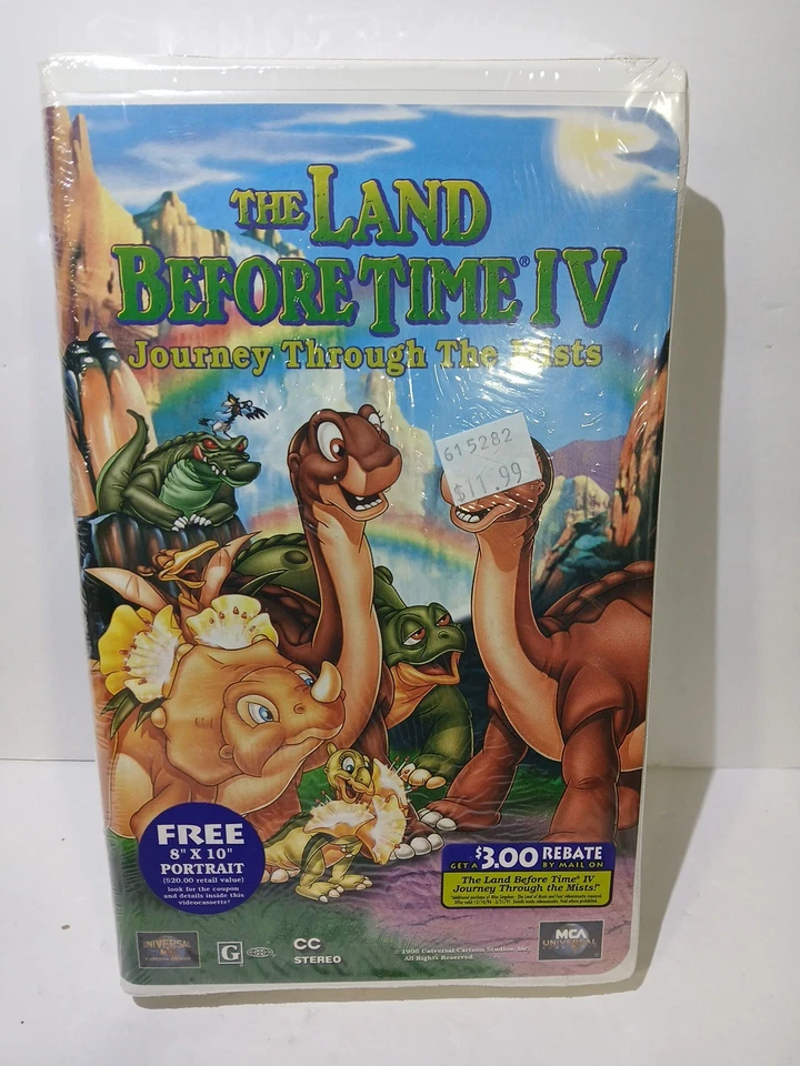 The Land Before Time IV "Journey Through the Mists" Universal 1995 NEW SEALED - Image 2 of 4