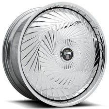 24x9 Dub Forged Wheels S825 Wooze Polished Face Chrome Lip Spinner Rims 4pcs 24x9 Dub Forged Wheels S825 Wooze Polished Face Chrome Lip Spinner Rims 4pcs