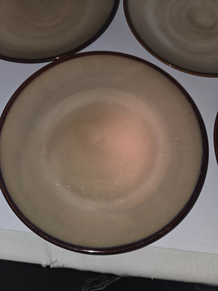 Juego de 5 platos de cena usados SANGO Nova Brown 4933 10 1/2" LOTE 1 Foto 4 de 4