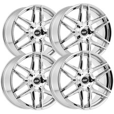 Set-4 Mkw A613 22x9 5x115 Chrome 18mm Wheels Rims 22 Inch