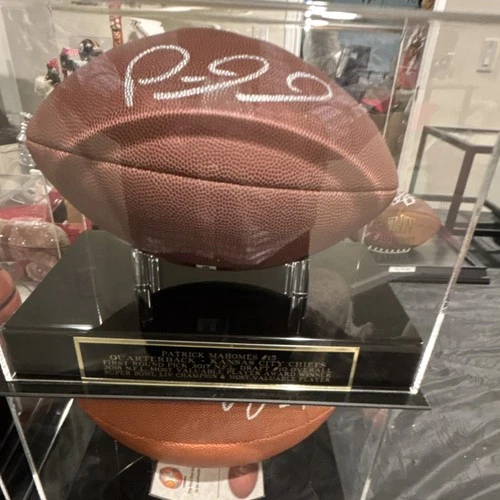 Patrick Mahomes Autographed Kansas City Chiefs Football Super Bowl LIV Global A…