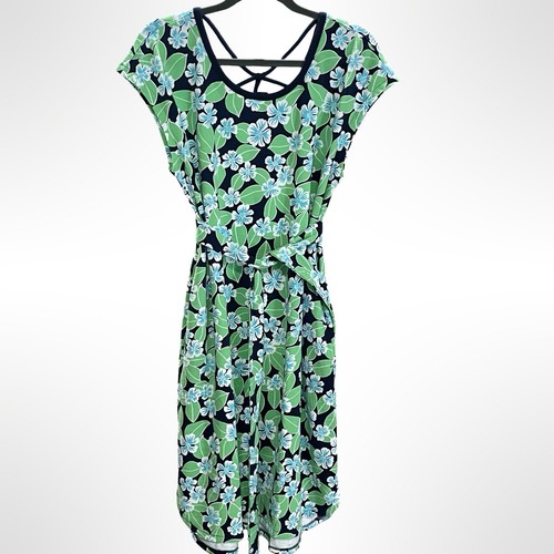 T By Talbots Floral Dress Damen Medium Stretch LSF 50+