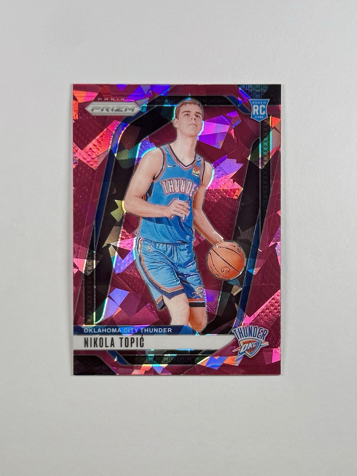 2024-25 Panini Prizm - Nikola Topic #230 Pink Ice Prizm (RC)