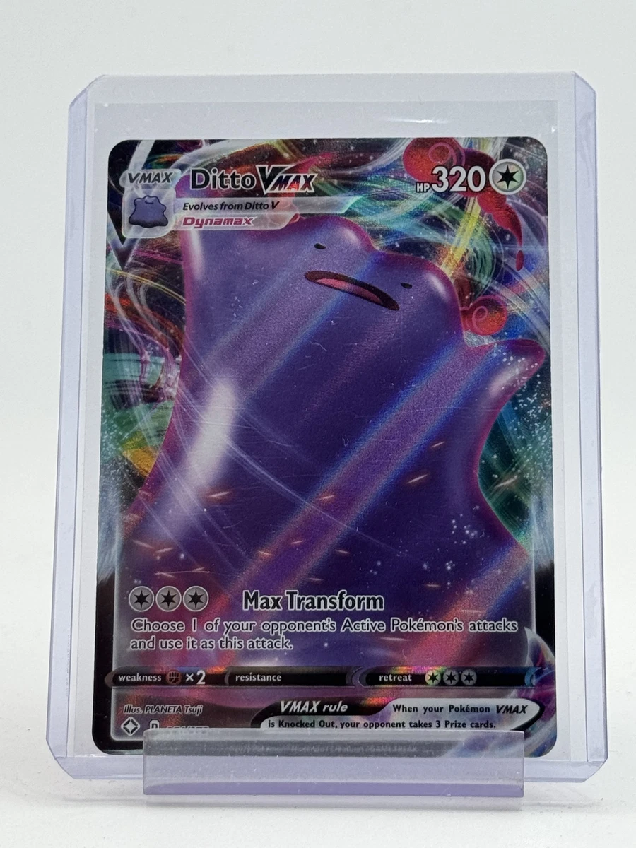 ditto vmax pokemon card value Ditto VMAX 051/072 Rare VMAX Pokemon Card (Shining Fates) + 1x TitanCards  Toploader : Amazon.co.uk: Toys & Games
