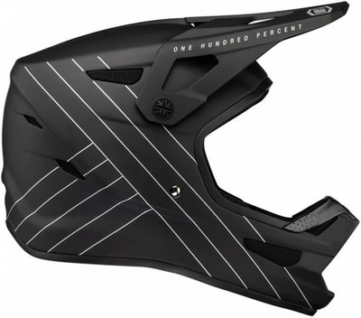 100% Status Full Face Helm Gr.XXL Essential Black
