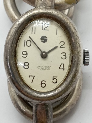 Vintage Silver Plated Watch Cal. FHF 69-21 Working Very Well Montre Uhren