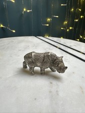 Pewter Rhinoceros Vintage Spoontiques