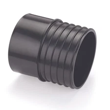 WOODRIVER Dust Connection 4" PVC Sewer & Drain Pipe to 4" Dust Collection Hose A