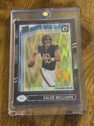 2024 Panini Donruss Purple Optic Caleb Williams #201 Rated Rookie