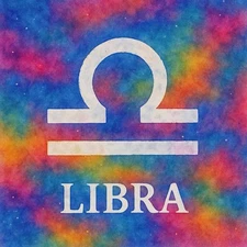 #242 Libra Print 10”x10” Gallery Wrapped Canvas. Ready To Hang