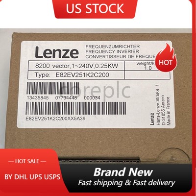 Lenze E82EV251_2C200 Frequency Inverter 8200 Vector E82EV251K2C200 US Seller NEW