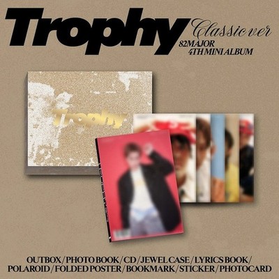 82MAJOR [TROPHY] 4th Mini Album CLASSIC Ver/CD-R+Foto Buch+Lyrics+3 Karte+Poster