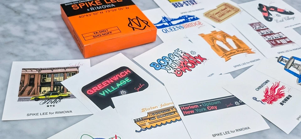 RIMOWA Stickers SOHO NYC EXCLUSIVE! Pack of 15 Design by SPIKE LEE - Ultra Rara* - Image 4 of 4