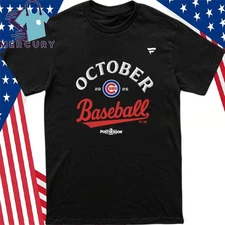 Cubs October Baseball 2025 MLB Postseason T-Shirt