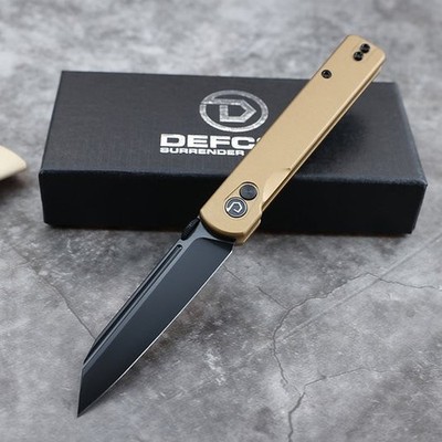 Defcon Operator Folding Knife 3'' 14C28N Sandvik Steel Blade Aluminum Handle