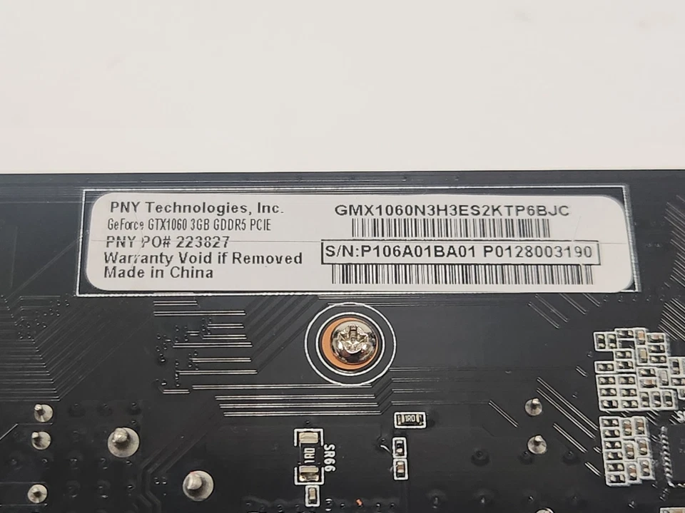 PNY Nvidia GTX 1060 3GB GDDR5 Video Graphics Card GPU - Image 3 of 3