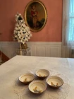 Stangl Pottery Golden Blossom 4 Small Fruit Bowls 5.75” Vintage Retired USA