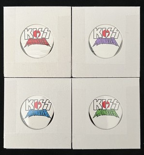 KISS 2013 Monster World Tour Guitar Pick Set Of 4 North Japanese Leg Hello Kitty