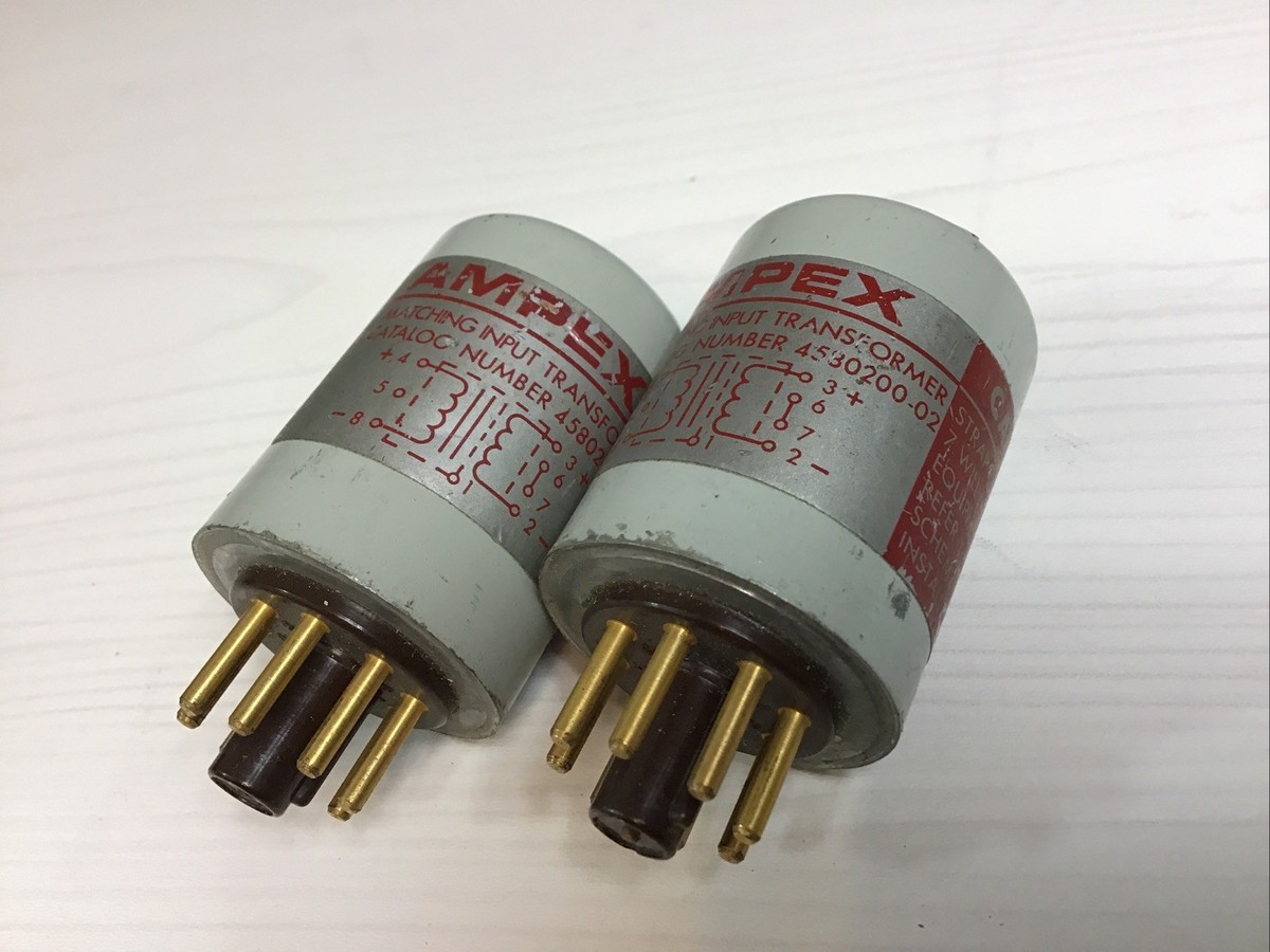 Pair of AMPEX 4580200-02 Matching Input Transformers 440 | eBay