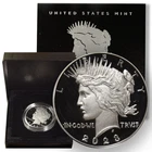 2023 S Peace Dollar Silver Proof Coin US Mint Packaging Box & COA $1 23XL