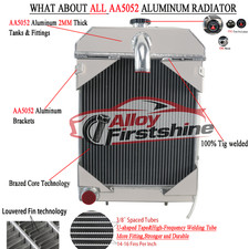 4 Rows Aluminum Radiator  for Case IH Tractor VA VAC,VAI VAO ,VAH.