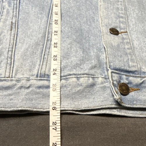 Vintage 90s Stefano Man Basic Original Design Denim Jacket Medium Light Wash Tru image 12