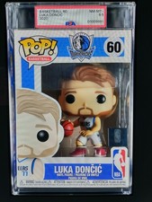 PSA 8.5 Funko Pop! Basketball Luka Doncic Dallas Mavericks 60 (White Jersey)