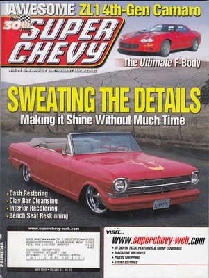 Super Chevy May 2002 - Sweating the Details, Shine Without Much Time / ZL1 4th G