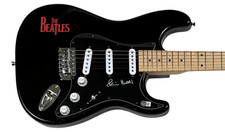 Pete Best The Beatles Signed Autograph Electric Guitar Fifth Beatle Beckett COA
