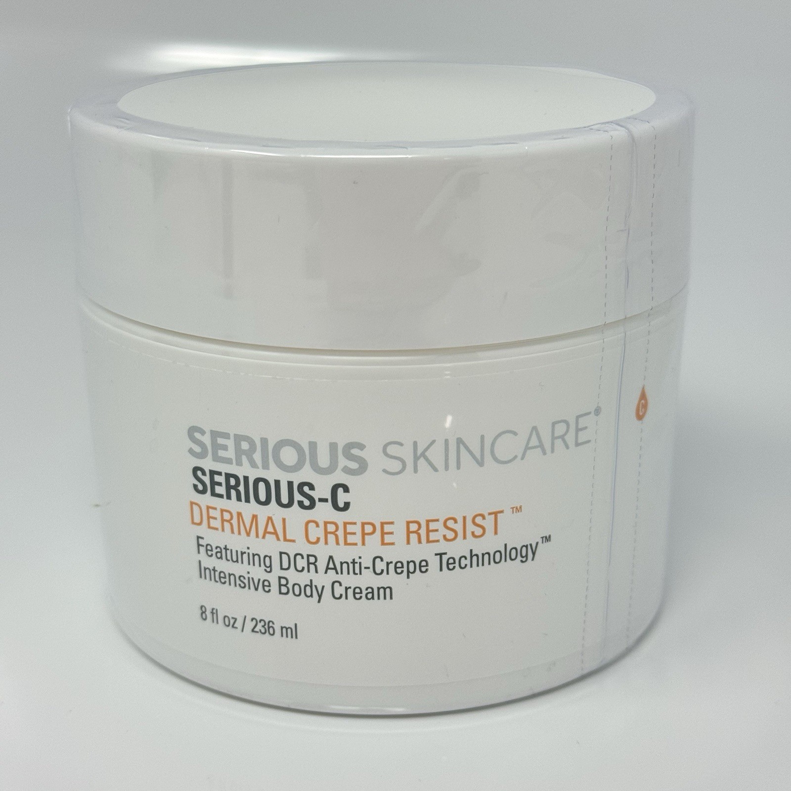 Serious C Dermal Crepe Resist Intensive Body Cream 8 Oz Sealed