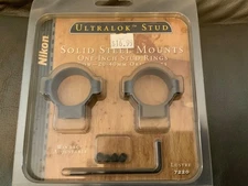 Nikon 1” stud scope rings low 7220