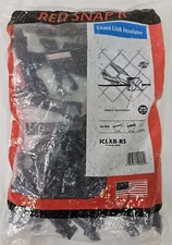 Red Snap'r ICLXB-RS Black Polyethylene Chain Link Fence Insulator (bag of 25)