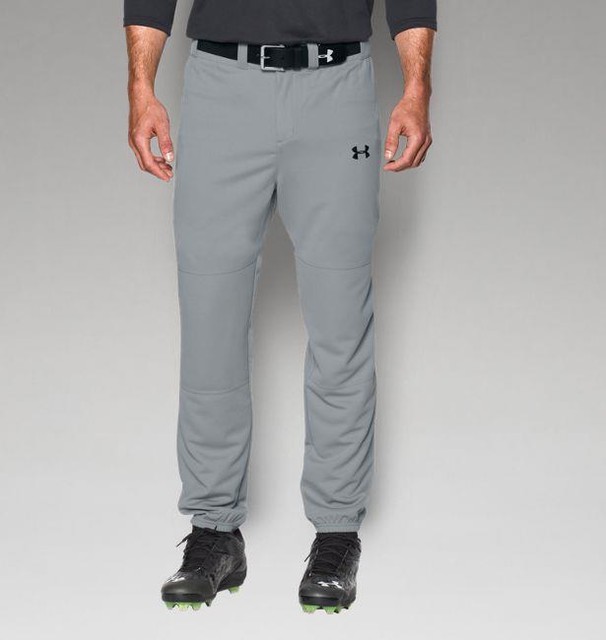 Cuffed Baseball Pants XL #1280995 Gray 