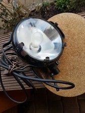 alter Eisemann Handscheinwerfer Suchscheinwerfer   Oldtimer Requisite 366R