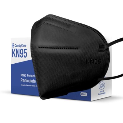 CandyCare KN95 Face Mask Particulate Respirator - 20 Pack Face Mask