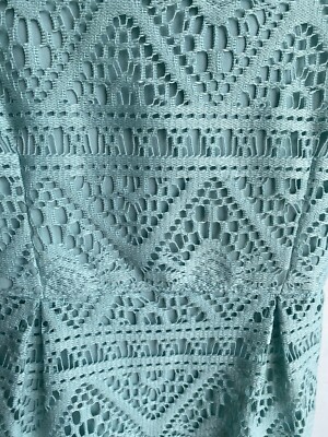Xhilaration Girls Mint Lace Dress - size 10/12 Large