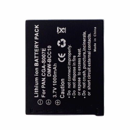 2X Batería para Panasonic Lumix DMC-TZ1 TZ15 DE-A25 CGA-S007E DMC-TZ3K DMC-TZ4S - Imagen 3 de 10