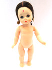 Madame Alexander 8"Girl Doll, Nude, Light Skin, Brown Hair & Blue Eyes Bent Knee — photo 1